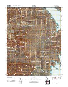 Valley of Fire East 2012 topographic map thumbnail
