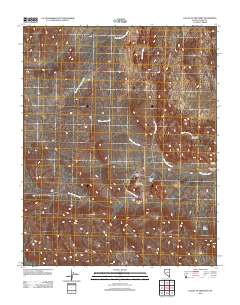 Valley of Fire West 2012 topographic map thumbnail