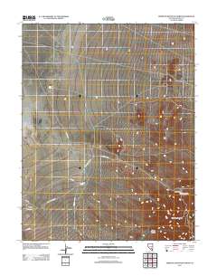 Tempiute Mountain North 2012 topographic map thumbnail