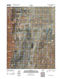 Yelland Dry Lake 2012 topographic map thumbnail