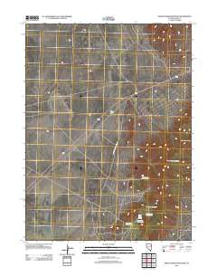 White Horse Mountain 2012 topographic map thumbnail