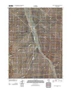 Wine Cup Ranch SE 2012 topographic map thumbnail