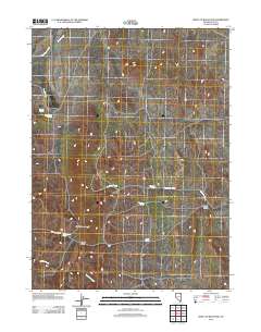 Wine Cup Ranch SW 2012 topographic map thumbnail
