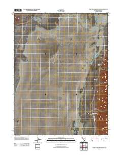 West of Railroad Pass 2012 topographic map thumbnail
