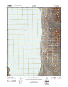 Walker Lake 2011 topographic map thumbnail