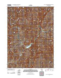 Wall Canyon Reservoir 2011 topographic map thumbnail
