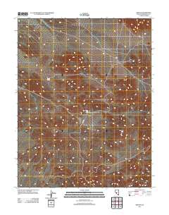 Weepah 2011 topographic map thumbnail