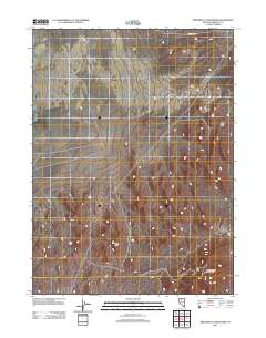 Winnemucca Mountain 2011 topographic map thumbnail