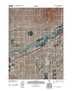 Winnemucca West 2011 topographic map thumbnail