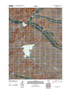 Wilson Reservoir 2012 topographic map thumbnail