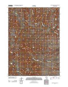 Double Mountain 2012 topographic map thumbnail