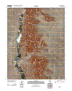 Hiko 2012 topographic map thumbnail