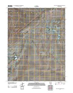 Blue Eagle Springs SW 2012 topographic map thumbnail