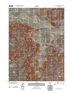 Rye Patch Canyon 2011 topographic map thumbnail