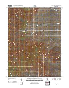 Cowboy Rest Creek 2012 topographic map thumbnail