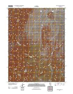 New Pass Peak 2011 topographic map thumbnail