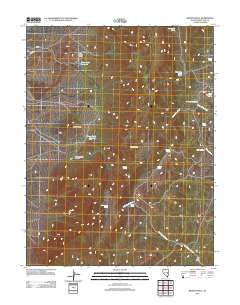 Brown Knoll 2012 topographic map thumbnail