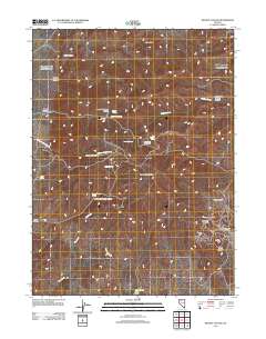Woody Canyon 2011 topographic map thumbnail