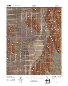 Arrow Canyon SW 2012 topographic map thumbnail