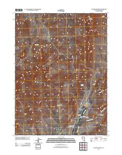 Soldier Meadow 2011 topographic map thumbnail