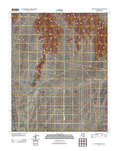 Specter Range SW 2012 topographic map thumbnail