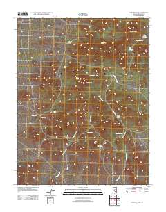 Fairview Peak 2012 topographic map thumbnail