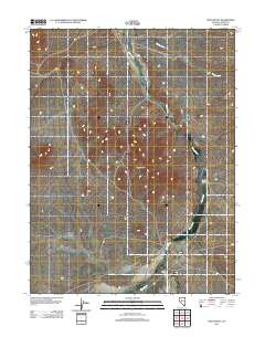 Vigus Butte 2011 topographic map thumbnail
