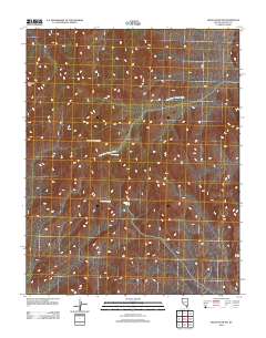 Moapa Peak NW 2012 topographic map thumbnail