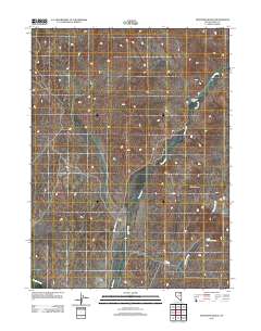 Huntsman Ranch 2012 topographic map thumbnail