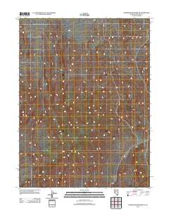 Shoshone Meadows SE 2011 topographic map thumbnail