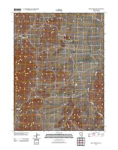 White Horse Pass 2012 topographic map thumbnail