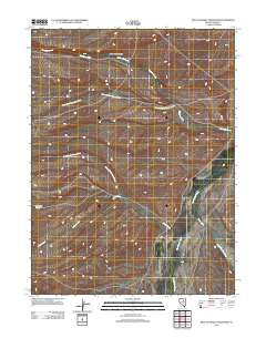 East of Bailey Mountain 2012 topographic map thumbnail