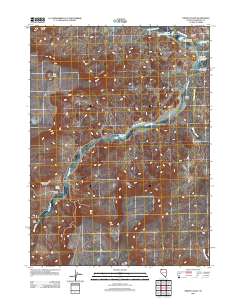 Virgin Valley 2011 topographic map thumbnail