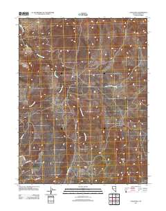 Chalk Hills 2011 topographic map thumbnail