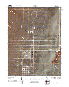 Crescent Valley 2012 topographic map thumbnail