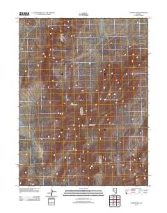 Juniper Peak 2011 topographic map thumbnail
