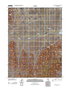 Cortez Canyon 2012 topographic map thumbnail