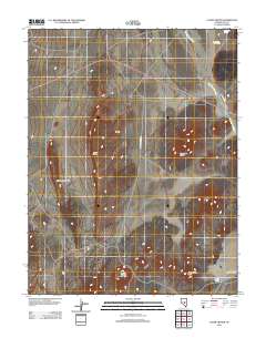 Lunar Crater 2012 topographic map thumbnail