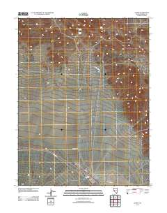 Luning 2011 topographic map thumbnail