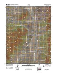 Shingle Pass SE 2012 topographic map thumbnail