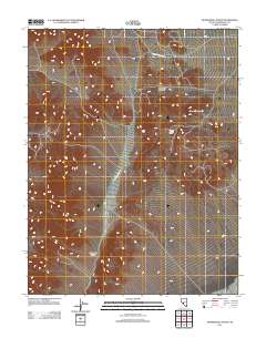 Paymaster Canyon 2011 topographic map thumbnail