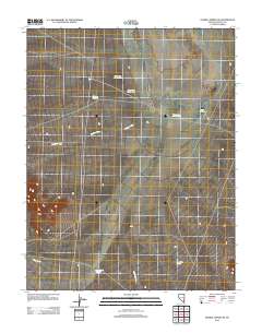 Pahroc Spring NE 2012 topographic map thumbnail