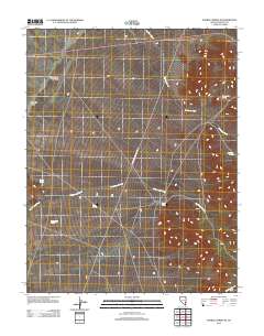 Pahroc Spring SE 2012 topographic map thumbnail