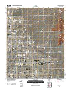 Pahrump 2012 topographic map thumbnail