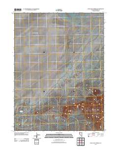 Trego Hot Springs 2011 topographic map thumbnail