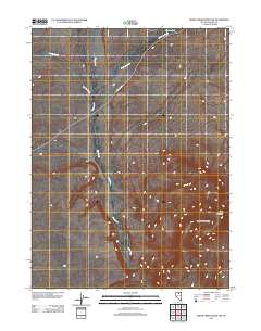 Sheep Creek Range NW 2012 topographic map thumbnail