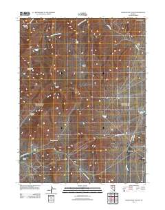 Sheep Ranch Canyon 2011 topographic map thumbnail