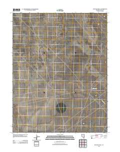 Mustang Well 2012 topographic map thumbnail