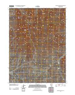 Ninemile Mountain 2012 topographic map thumbnail