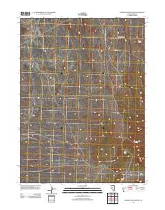 Ninemile Mountain SW 2012 topographic map thumbnail